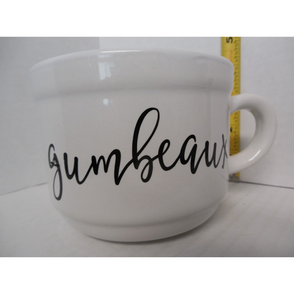 Royal Norfolk "Gumbeaux" Soup Coffee Tea Mug 20 oz Microwaveable